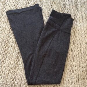 Gray Lululemon Flared Leggings